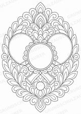 Tischtennis Mandalas Ausmalbilder – Sport – 15 Malvorlagen – Materialseite 14