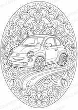 Transportmittel Mandalas Ausmalbilder – Sport – 15 Malvorlagen – Materialseite 2