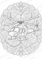 Transportmittel Mandalas Ausmalbilder – Sport – 15 Malvorlagen – Materialseite 8
