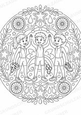 Triathlon Mandalas Ausmalbilder – Sport – 15 Malvorlagen – Materialseite 15