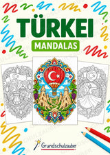 Türkei Mandalas Ausmalbilder – Länder und Kulturen – 15 Malvorlagen – Cover