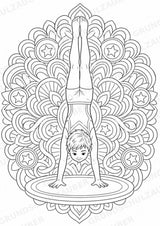 Turnen Mandalas Ausmalbilder – Sport – 15 Malvorlagen – Materialseite 4