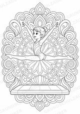Turnen Mandalas Ausmalbilder – Sport – 15 Malvorlagen – Materialseite 5