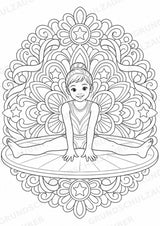 Turnen Mandalas Ausmalbilder – Sport – 15 Malvorlagen – Materialseite 6