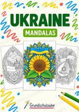 Ukraine Mandalas Ausmalbilder – Länder und Kulturen – 15 Malvorlagen – Cover