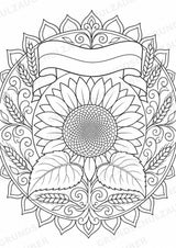 Ukraine Mandalas Ausmalbilder – Länder und Kulturen – 15 Malvorlagen – Materialseite 3