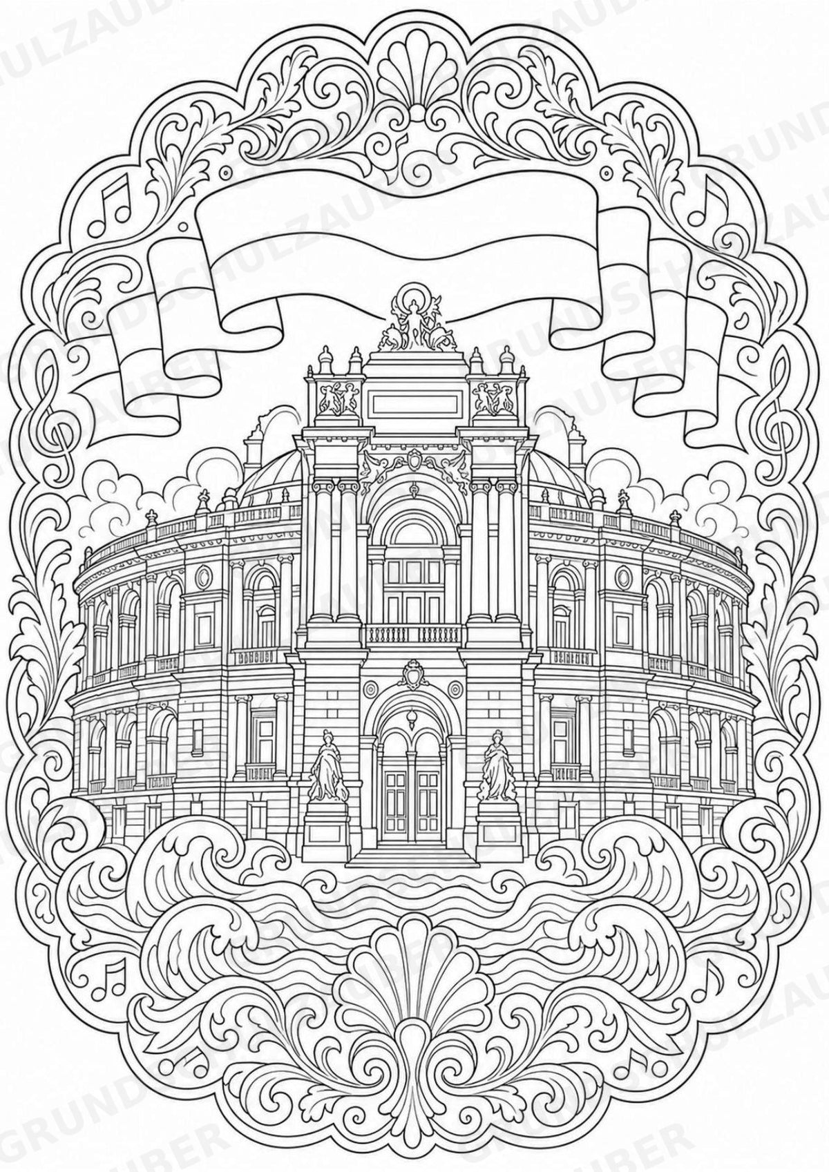 Ukraine Mandalas Ausmalbilder – Länder und Kulturen – 15 Malvorlagen – Materialseite 12