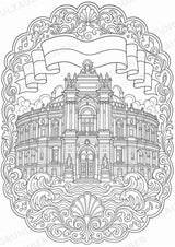 Ukraine Mandalas Ausmalbilder – Länder und Kulturen – 15 Malvorlagen – Materialseite 12