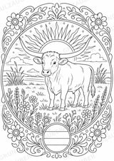 Ungarn Mandalas Ausmalbilder – Länder und Kulturen – 15 Malvorlagen – Materialseite 9