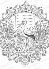 Ungarn Mandalas Ausmalbilder – Länder und Kulturen – 15 Malvorlagen – Materialseite 11