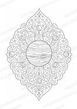 Universum Mandalas Ausmalbilder – Weltraum – 15 Malvorlagen – Materialseite 15