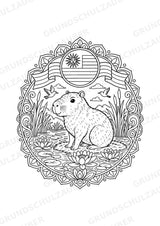 Uruguay Mandalas Ausmalbilder – Länder und Kulturen – 15 Malvorlagen – Materialseite 8