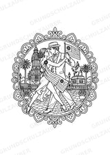 Uruguay Mandalas Ausmalbilder – Länder und Kulturen – 15 Malvorlagen – Materialseite 13