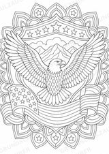 USA Mandalas Ausmalbilder – Länder und Kulturen – 15 Malvorlagen – Materialseite 4