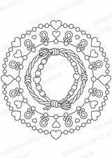 Valentinstag Mandalas Ausmalbilder – Liebe – 15 Malvorlagen – Materialseite 9