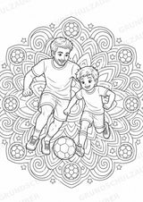 Vatertag Mandalas Ausmalbilder – Feste und Feiertage – 15 Malvorlagen – Materialseite 6