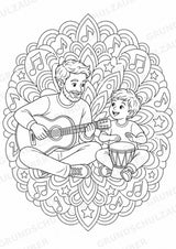 Vatertag Mandalas Ausmalbilder – Feste und Feiertage – 15 Malvorlagen – Materialseite 13