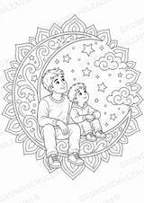 Vatertag Mandalas Ausmalbilder – Feste und Feiertage – 15 Malvorlagen – Materialseite 14