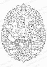 Vatertag Mandalas Ausmalbilder – Feste und Feiertage – 15 Malvorlagen – Materialseite 15