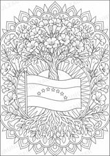 Venezuela Mandalas Ausmalbilder – Länder und Kulturen – 15 Malvorlagen – Materialseite 11