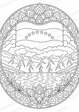 Venezuela Mandalas Ausmalbilder – Länder und Kulturen – 15 Malvorlagen – Materialseite 15