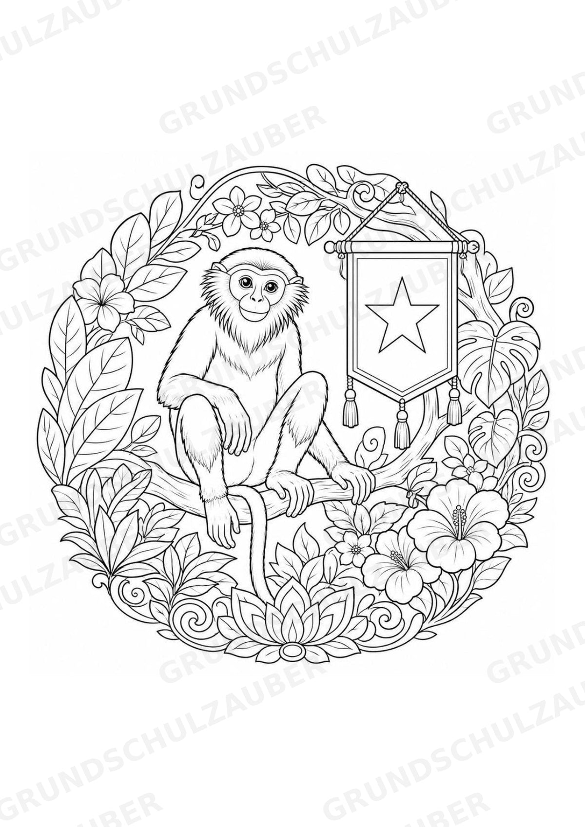Vietnam Mandalas Ausmalbilder – Länder und Kulturen – 15 Malvorlagen – Materialseite 10