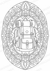 Wandern Mandalas Ausmalbilder – Sport – 15 Malvorlagen – Materialseite 5