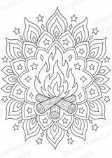 Wandern Mandalas Ausmalbilder – Sport – 15 Malvorlagen – Materialseite 6