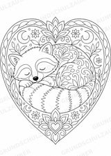 Waschbär Mandalas Ausmalbilder – Tiere – 15 Malvorlagen – Materialseite 5