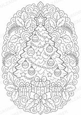 Weihnachten Mandalas Ausmalbilder – Feste und Feiertage – 15 Malvorlagen – Materialseite 2