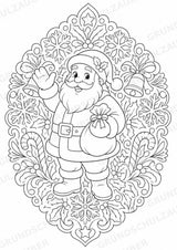 Weihnachten Mandalas Ausmalbilder – Feste und Feiertage – 15 Malvorlagen – Materialseite 3