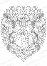 Weihnachten Mandalas Ausmalbilder – Feste und Feiertage – 15 Malvorlagen – Materialseite 6