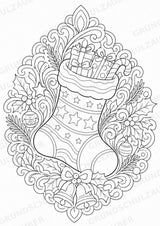 Weihnachten Mandalas Ausmalbilder – Feste und Feiertage – 15 Malvorlagen – Materialseite 10