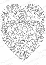 Wetter Mandalas Ausmalbilder – Wetter und Jahreszeiten – 15 Malvorlagen – Materialseite 3