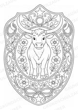 Wilder Westen Mandalas Ausmalbilder – Geschichte – 15 Malvorlagen – Materialseite 6