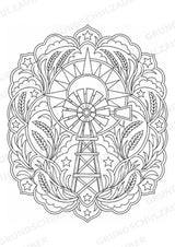 Wilder Westen Mandalas Ausmalbilder – Geschichte – 15 Malvorlagen – Materialseite 11