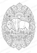 Wilder Westen Mandalas Ausmalbilder – Geschichte – 15 Malvorlagen – Materialseite 13