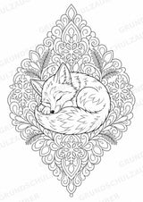 Winter Mandalas Ausmalbilder – Wetter und Jahreszeiten – 15 Malvorlagen – Materialseite 4