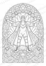 Wrestling Mandalas Ausmalbilder – Sport – 15 Malvorlagen – Materialseite 8