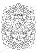 Wrestling Mandalas Ausmalbilder – Sport – 15 Malvorlagen – Materialseite 10