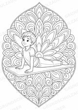 Yoga Meditation Mandalas Ausmalbilder – Sport – 15 Malvorlagen – Materialseite 6