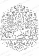 Yoga Meditation Mandalas Ausmalbilder – Sport – 15 Malvorlagen – Materialseite 11