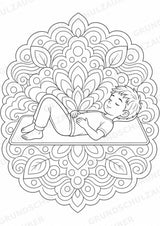 Yoga Meditation Mandalas Ausmalbilder – Sport – 15 Malvorlagen – Materialseite 14