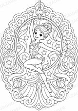 Zirkus Mandalas Ausmalbilder – Feste und Feiertage – 15 Malvorlagen – Materialseite 4