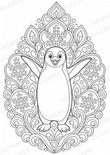 Zootiere Mandalas Ausmalbilder – Tiere – 15 Malvorlagen – Materialseite 8
