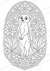 Zootiere Mandalas Ausmalbilder – Tiere – 15 Malvorlagen – Materialseite 13