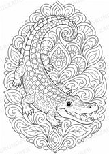 Zootiere Mandalas Ausmalbilder – Tiere – 15 Malvorlagen – Materialseite 14