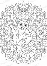 Zootiere Mandalas Ausmalbilder – Tiere – 15 Malvorlagen – Materialseite 16