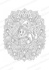 Zwerge Mandalas Ausmalbilder – Märchen – 15 Malvorlagen – Materialseite 6