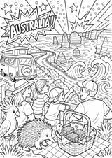 Australien POP Art Ausmalbilder 15 Malvorlagen – Materialseite 13